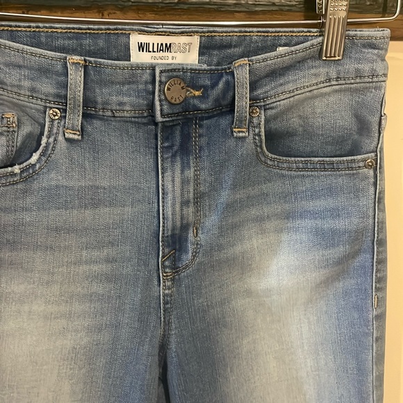 William Rast High Rise Slim Straight Jeans Size 25 JR - Picture 8 of 16